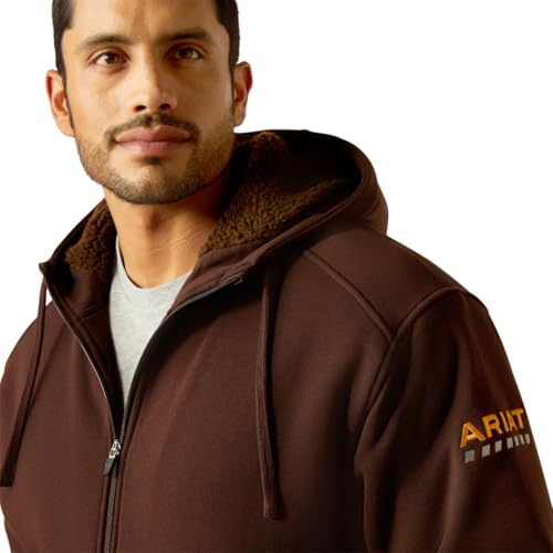 Ariat Men's Rebar All-Weather Sherpa-Lined Full Zip Hoodie4