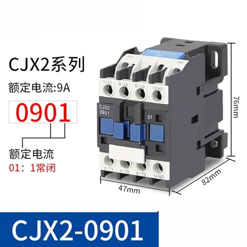 Contacteur électrique CJX2-3201 48V triphasé pour armoire et commande de pompe - 5