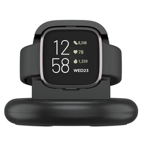 Vancle Charger for Fitbit Versa 2 (Only), Anti-Slip Charging Stand Dock with 4.1Ft USB Cable Cord for Fitbit Versa 2 Smartwatch (Not for Versa/Versa Lite)