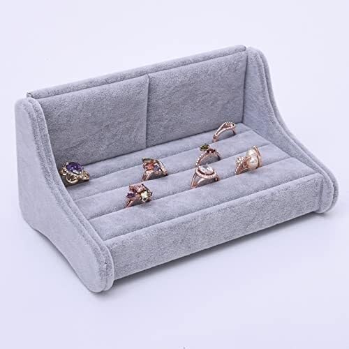 Boîte de rangement bijoux en velours : l'excellence du présentoir canapé pour vos pièces