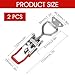 2 Pack 4003 Toggle Latch Clamp, 304 Stainless Steel Adjustable Toggle Latches With Lock Hole, High Loading Capacity Heavy Duty Toggle Clamp for Smoker Lid Jig, ToolBox Case
