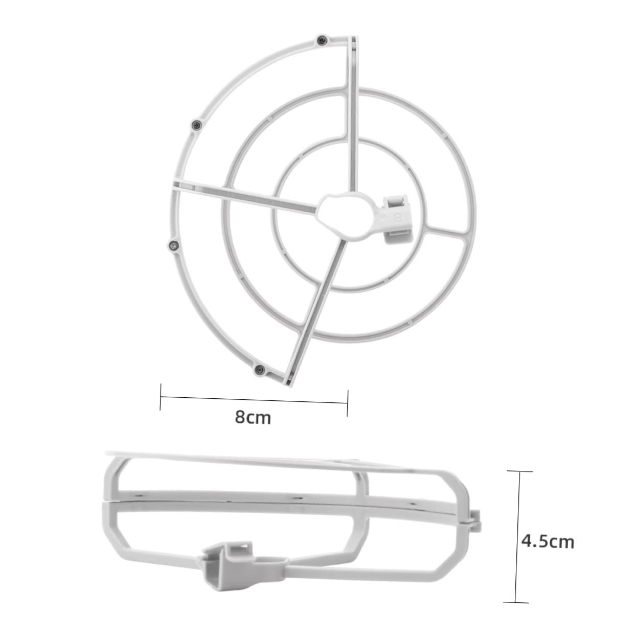 UPKOCH Anillo De Protección para Tren De Aterrizaje Elevado De Hélice para Cuadricóptero Kit De Extensión De Altura Compatible Mini Pata del Tren De Aterrizaje