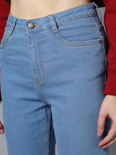 Image of HIGH Star Women's Straight Fit Mid Rise Jeans