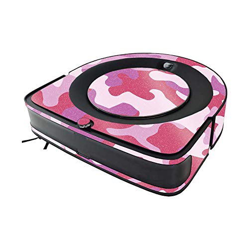 Image of MightySkins Glossy Glitter Skin Compatible with iRobot Roomba s9 Vacuum - Pink Camo | Protective High-Gloss Glitter Finish | Easy to Apply and Change Styles | Made in The USA