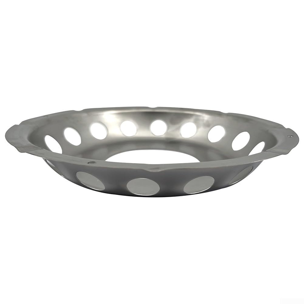 Prese d'aria rotonde da 22,9 cm, in acciaio inox, per prese d'aria marine, griglia A-ir V-ent, copertura per griglia di ventilazione, fori in rete, prese d'aria per camper, barche, roulotte