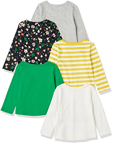Amazon Essentials Girls and Toddlers' Long-Sleeve T-Shirts, Multipacks2
