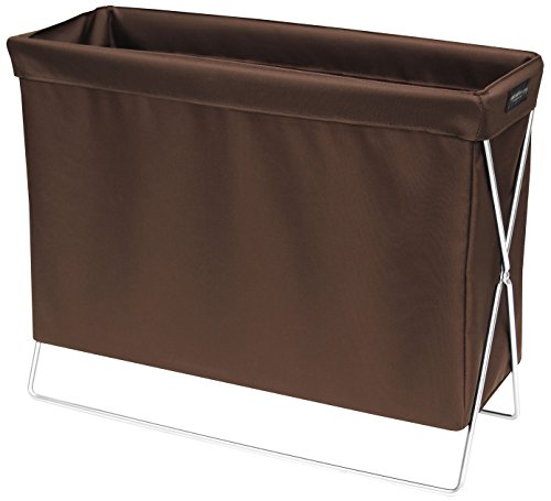 Saki Basket, Brown, W 17.7 x H 14.2 x D 6.3 inches (45 x 3