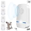 DOBWGXZ 2025 Upgrade Ultrasonic Pest Repeller, 4 Pack Powerful Mouse Repellent Plug-In Pest Control, Effective Against Mice, Rats, Mosquitoes
