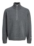 Jack&Jones Plus Pull à manches longues pour garçon Coupe ample