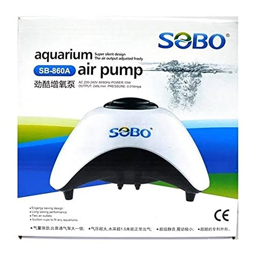 Sobo SB860A Aquarium Air Pump- CENTRAL FISH AQUARIUM (B099PZH38R) Amazon Price History, Amazon Price Tracker
