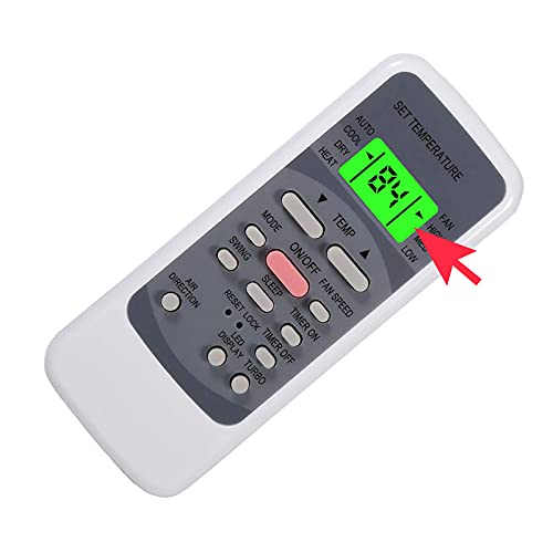 VINABTY Télécommande De Remplacement ABS10FP Pour ZIBRO Et Qlima ABS10FP - Contrôleur AC Prêt à L'Emploi