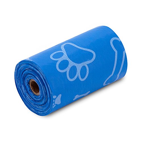 Image of Best Pet Supplies Dog Poop Bags for Waste Refuse Cleanup, Doggy Roll Replacements for Outdoor Puppy Walking and Travel, Leak Proof and Tear Resistant, Thick Plastic - Blue (Unscented), 900 Bags