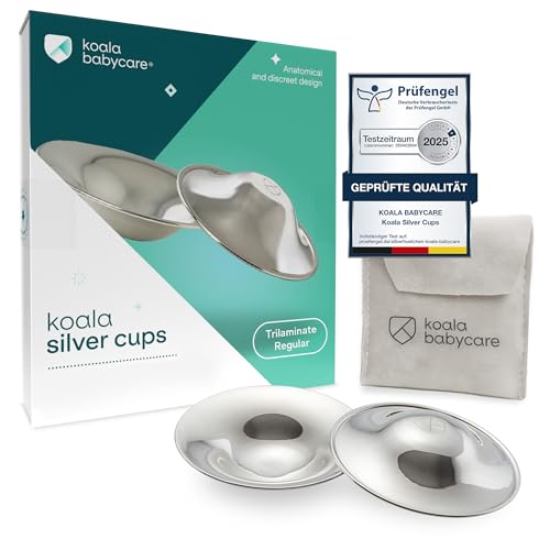 Koala Babycare Silberhütchen - 2 Stück - Stillhütchen Standardgröße...