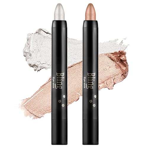 Boobeen Eyeshadow Pencil Crayon Wasserfester Lidschattenstift Shimmer Cream Eyeshadow Pen Erstellen Sie glitzerndes Augen-Make-up, einfach zu verwenden