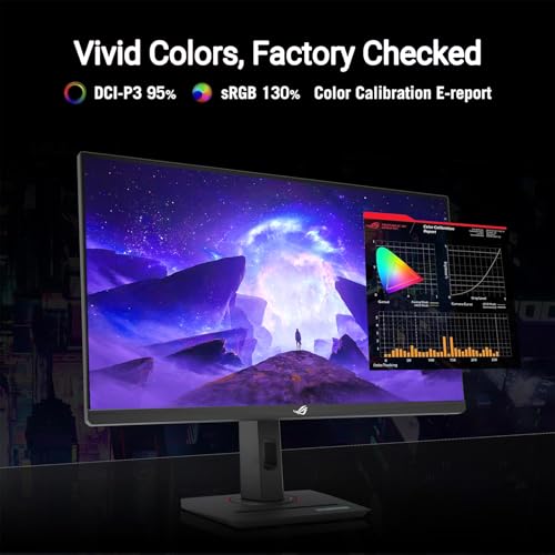 Image of ASUS ROG Strix 27 inch 4K Gaming Monitor, UHD(3840 x 2160) Fast IPS, 160Hz, 1ms, 130% sRGB, HDR400, G-Sync Compatible, Eye Care, Type-C, DisplayPort 1.4, HDMI 2.1, Tripod Socket, Adjustable Stand