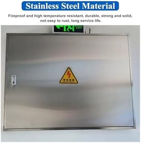 Paslanmaz Çelik Erişim Paneli, Çeşitli Boyutlarda Elektrik Kabloları ve Sıhhi Tesisat için Kilitlenebilir Paslanmaz Çelik Erişim Kapısı(65x65cm/26x26in) - Görsel 2
