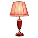TOMYEUS Lampada da Comodino Red Desk Lamp di Nozze in Camera da Letto Lampada da Comodino Romantico Lungo della Lampada della Lampada di Lettura abat Jour da Comodino