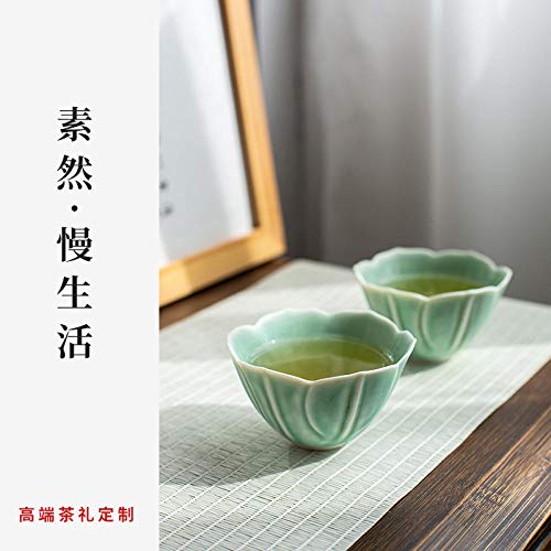 Ksnrang Thee set keramische thee set gift set met thee lade high-end prachtige zakelijke vergadering evenement gift… - Afbeelding 4