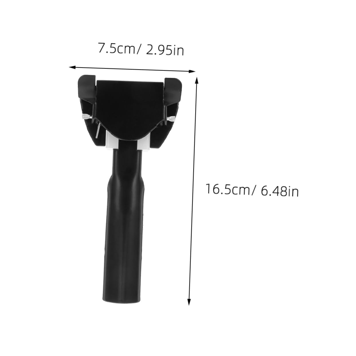 Luxshiny 2PCS Chrome Plated Mop Rod Chuck Replacement Clamp for Mop Head Rod Stick Clip for Efficient Cleaning Commercial Spaces Ergonomic Design for Reduced Fatigue