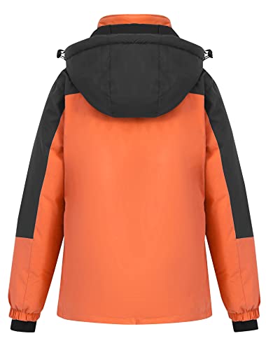 Image of Women's Waterproof Ski Jacket Hooded Snowboard Coat Warm Winter Snow Jackets