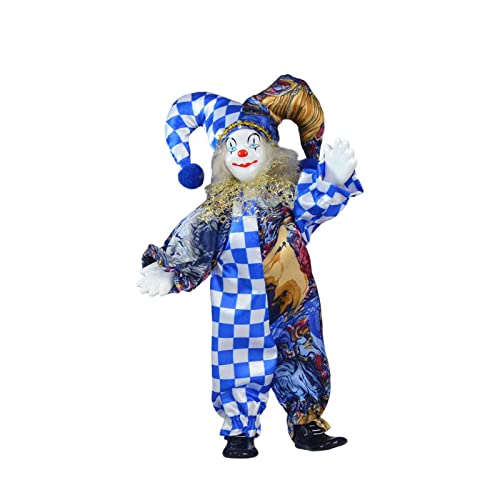 Muñeco payaso de porcelana de 8 cm predolo miniatura 1