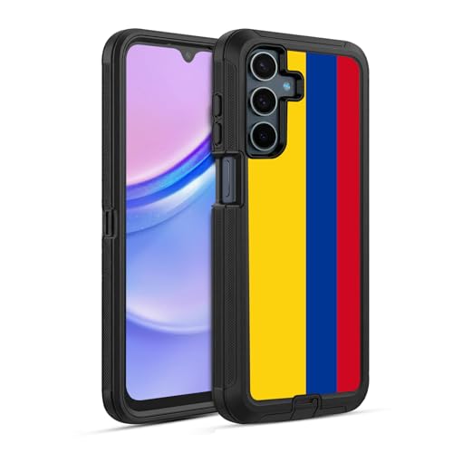 Protection Samsung A15 ultra-blindée et antichoc motif drapeau Colombie