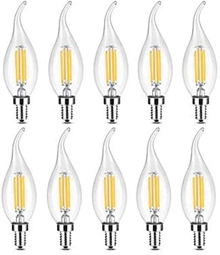 Ampoule LED E14 C35 à économie d'énergie et diffusion totale 360° en pack de 5