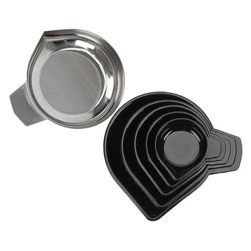 HAPINARY 6pcs Scale Pans Electronic Scale Trays for Kitchen Jewelry Weighing Pans Scale Trays Sturdy