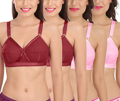 Image of SONA Perfecto Plus Size Cotton Bra for Woman Full Coverage Pack of 1