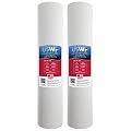 1 Micron 20 Inch x 4.5 Inch | 2-Pack Melt Blown Polypropylene Whole House Sediment Cartridge | Compatible with Pentek DGD-2501-20, Hydronix SDC-45-2001 | Made in the USA, US Water Filters