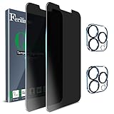 Ferilinso Designed for iPhone 13 Pro Privacy Screen Protector, 2 Pack 9H Anti Spy Tempered Glass...