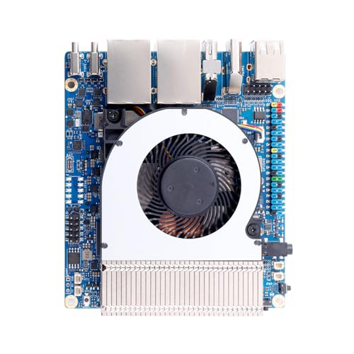 Orange Pi 6 Plus 16GB RAM LPDDR5 12 Core 64 Bit Single Board Computer CIX SoC 45TOPS AI NPU Mini PC Run Linux Android Windows ROS2 OS with Heat Dissipation Assembly with Cooling Fan