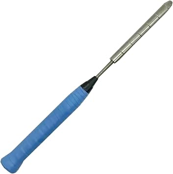 DYNWAVE Badminton Trainer Badminton Racket Swing Trainer Pole عملية الفولاذ المقاوم للصدأ الوزن كتلة رود مضرب تدريب الريشة