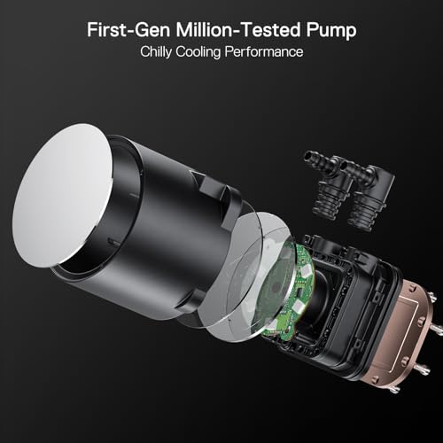 مبرد وحدة المعالجة المركزية السائل CCW-3014 360 ملم إضاءة ARGB مراوح بي دبليو ام ثلاثية (حتى 2200 دورة في الدقيقة) تدفق هواء 2 م³/دقيقة ومضخة هادئة تبريد عالي الأداء للألعاب ومكاتب العمل من ريدراجون