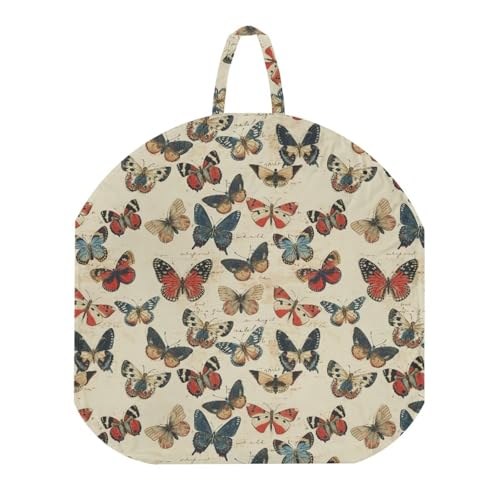 Txsniver Baby Pillow Cover Soft Baby Lounger Cover Breathable Newborn Lounger Cover Stretchy Infant Lounger Cover Fits Baby Lounger for Baby Lounger Pillow Decor, Retro Butterfly