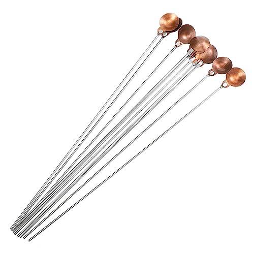 Veemoon Teaching Instrument 10pcs Combustion Spoons Chemical Experiment Tool Made of Iron Material