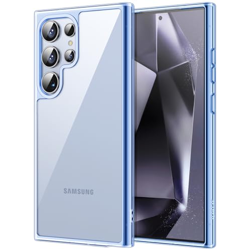 JETech Hülle für Samsung Galaxy S24 Ultra 5G, Nie Vergilbung Stoßfest Handyhülle, Anti-Kratzt Harte PC Rückseite Schutzh...
