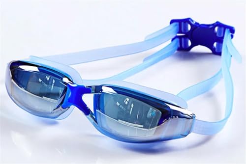 LIZHAYG Gafas Natacion Mujer Gafas De natación antiniebla Profesionales, Gafas De natación con Revestimiento, Gafas De Hombre, Gafas Natacion Armacao De Oculos De Grau Masculino 9011A(C4)