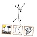 ERINGOGO Adjustable Alloy Snare Drum Stand Portable Snare Drum Practice Rack for Percussion Instruments