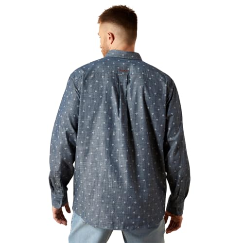 Image of ARIAT Mens MNS Vertical Logo Ss T-shrt Black