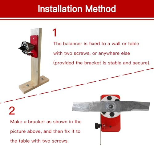 UVYMZY Lawn Mower Blade Balancer fit for Storing Lawnmower Blades, Magnetic Wall Mount Red Color Replace 42-047 339075B by UVYMZY - Used condition - Image 4
