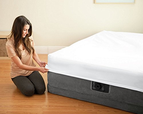 Colchão Elevado Intex Veludo Conforto Dura-Beam Casal - Com Bomba Elétrica Embutida 220/240V