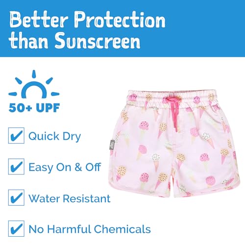 Image of JAN & JUL UV Swim Shorts and Long Sleeve UV Shirt for Toddlers