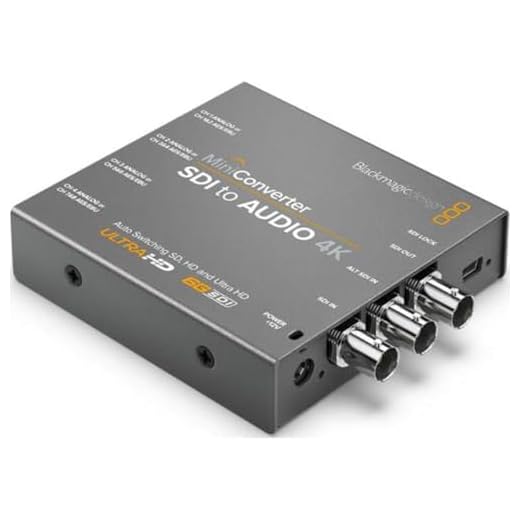 Blackmagic Design Mini conversor SDI para áudio 4K (CONVMCSAUD4K)
