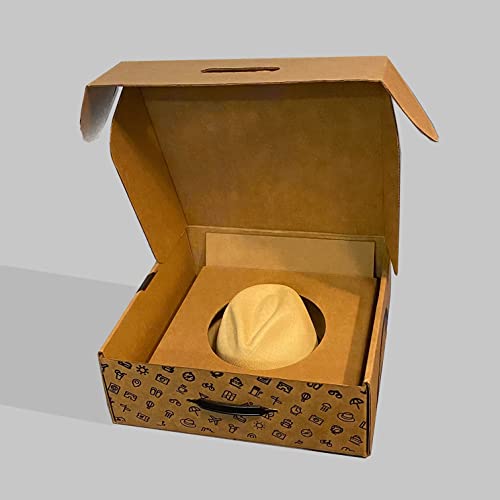 Ecua-Andino Hats Hat Box For Traveling - Hat Storage - Gift Box - Lightweight And Protective #TOP3