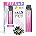 Produktbild Elfbar Elfx Kit Pod System mit Airflow Control und 1000 mAh Akku inklusive 0,6 Ohm und 0,8 Ohm Pods USB C Kabel und Sticker von M&J (Silver Pink)