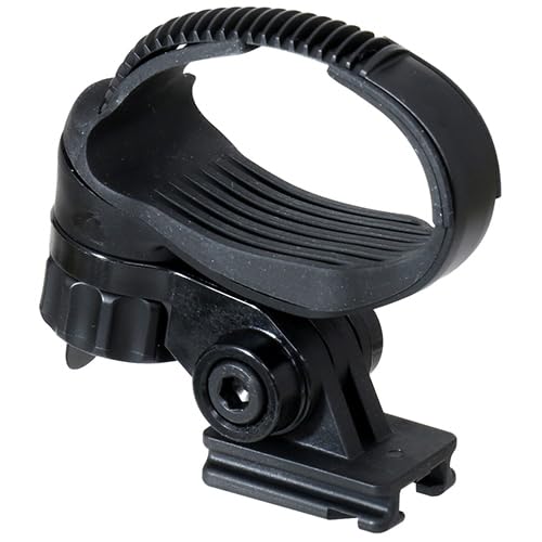 CatEye Flextight H-34 - Soporte de Montaje aerodinámico para Luces Volt/AMPP/Sync Core/HL EL160 - Se Adapta a manillares Aero de hasta 125 mm - Compatible con Soporte GP, Color Negro