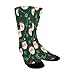 susiyo Artistic Santa Face Pattern Hiking Socks Boy Girls - Cushioned Crew Socks for Kids Soft, Breathable & Seamless Toe for All-Day Comfort