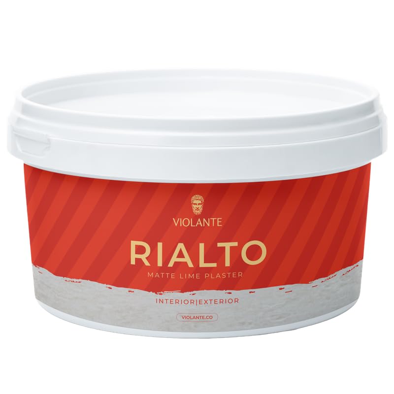 Violante Marmorino Rialto Matte Lime Plaster with Natural Mineral Texture