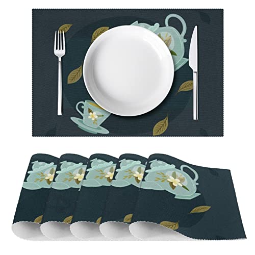 Set de table traditionnel en forme de théière chinoise résistant à la chaleur